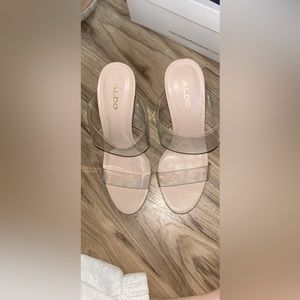 ALDO clear wedges
